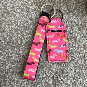 Brand new never used wristlet with chapstick holder